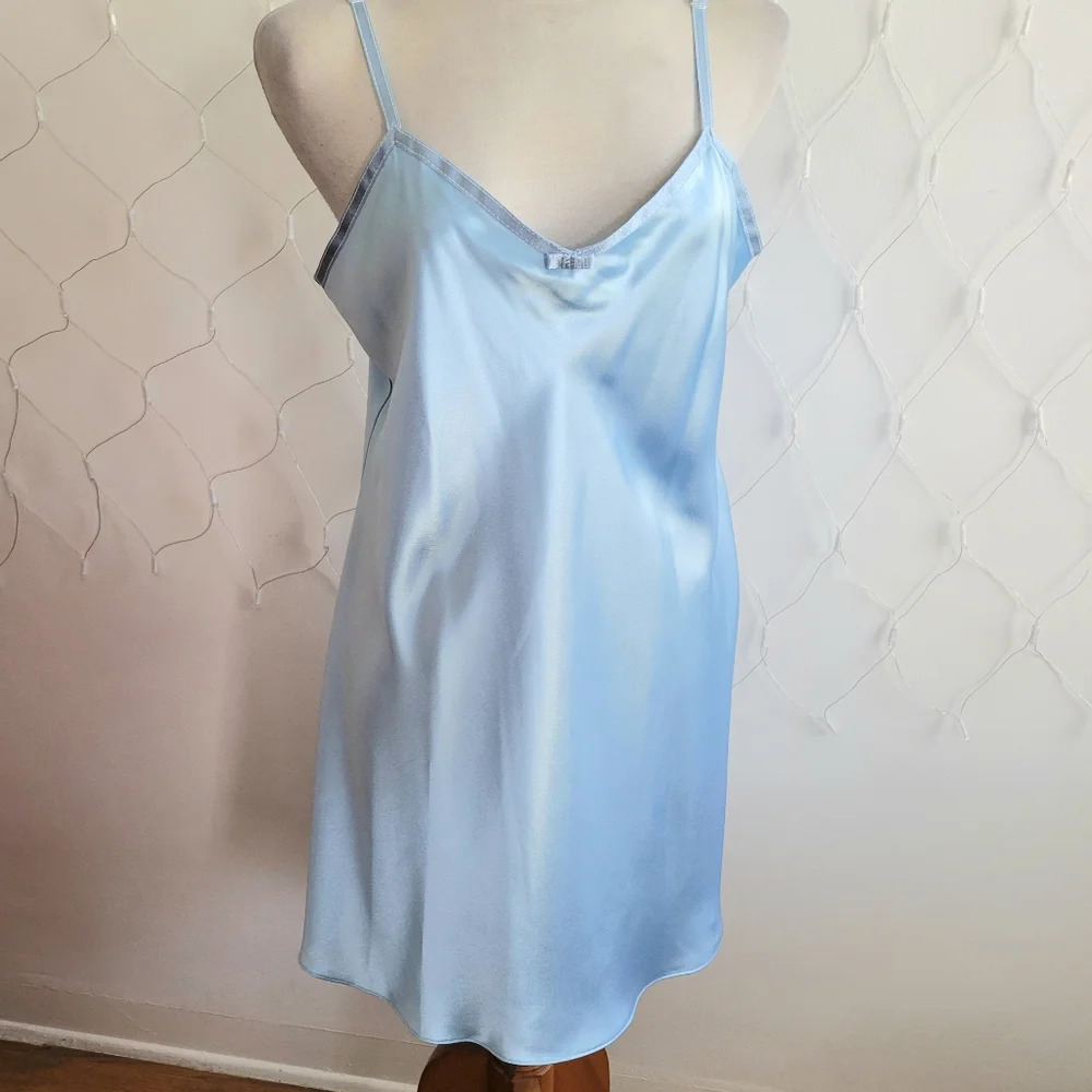 Y2K • Morgan Taylor Sky Blue Nightgown / Size X-Large